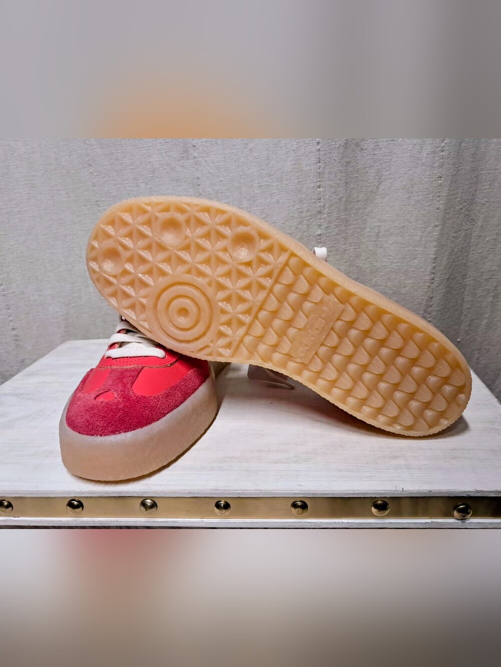 Adidas Sambae "Valentine's Day" Edition (Style Code: JH7287) Size 7.5 NWT - Picture 11 of 12